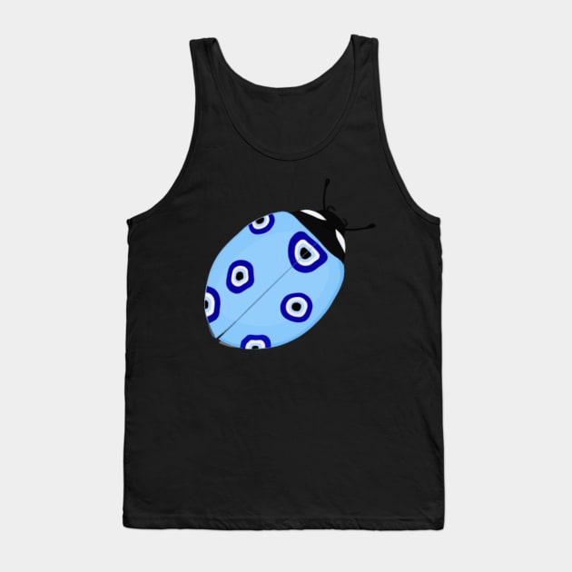 Evil Eye Ladybug sticker Tank Top by lindsey788